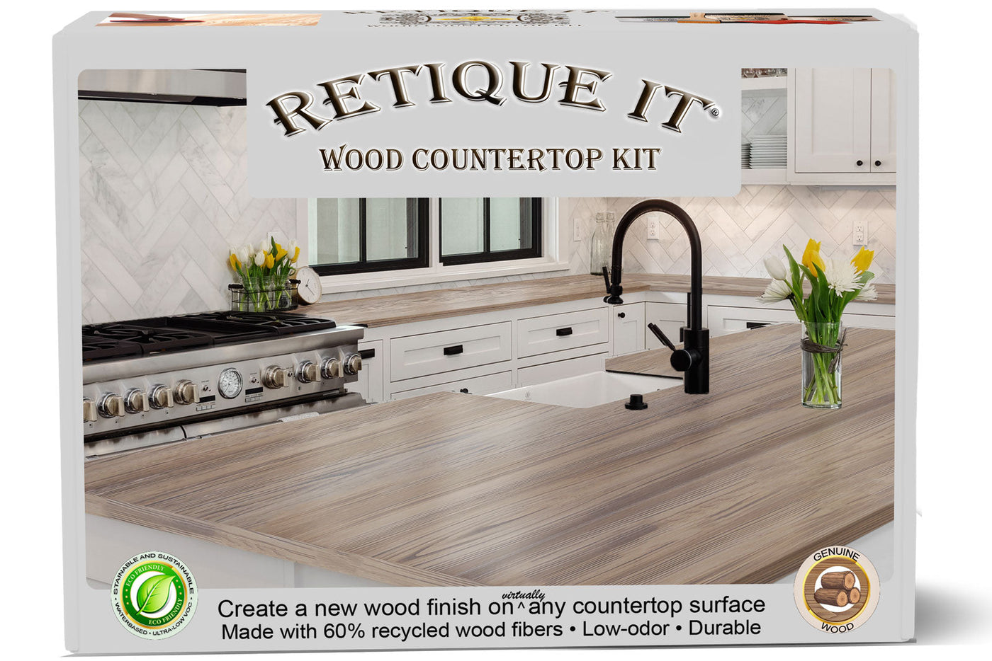 Retique It Countertop Kits - Go beyond countertop paint