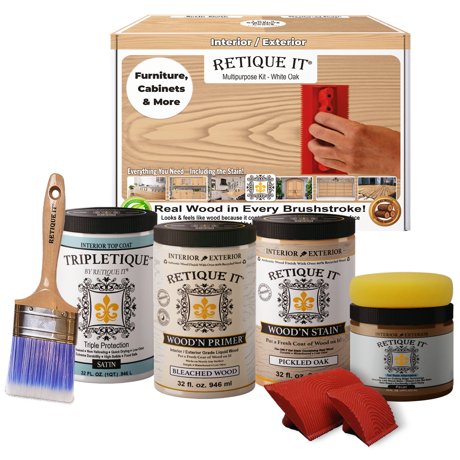 Multi-purpose Wood'n Kit (Large) - White Oak - Interior Top Coat