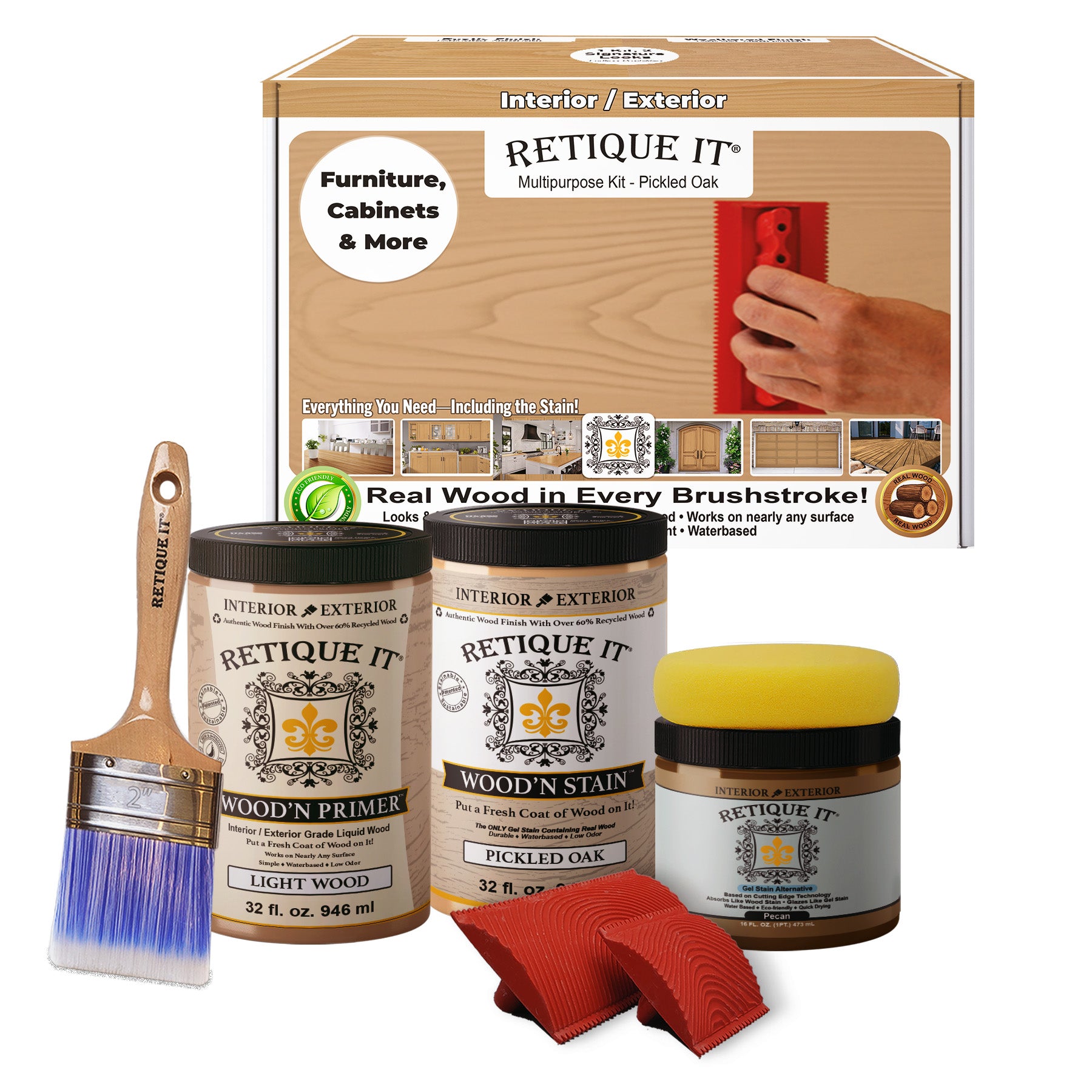Multi-purpose Wood'n Kit (Large) - Pickled Oak