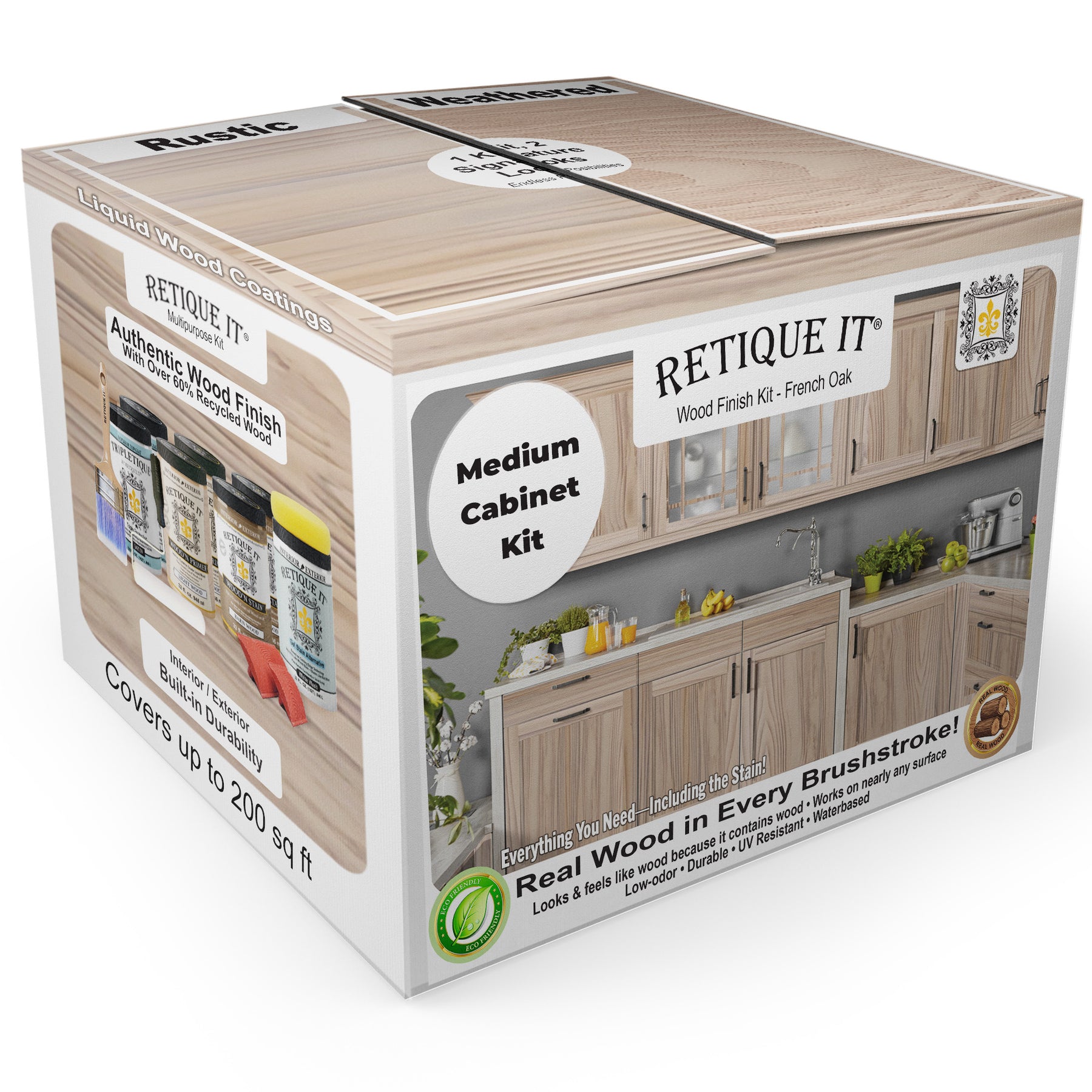 Wood'n Cabinet Kit (24 Door / Grained) - French Oak