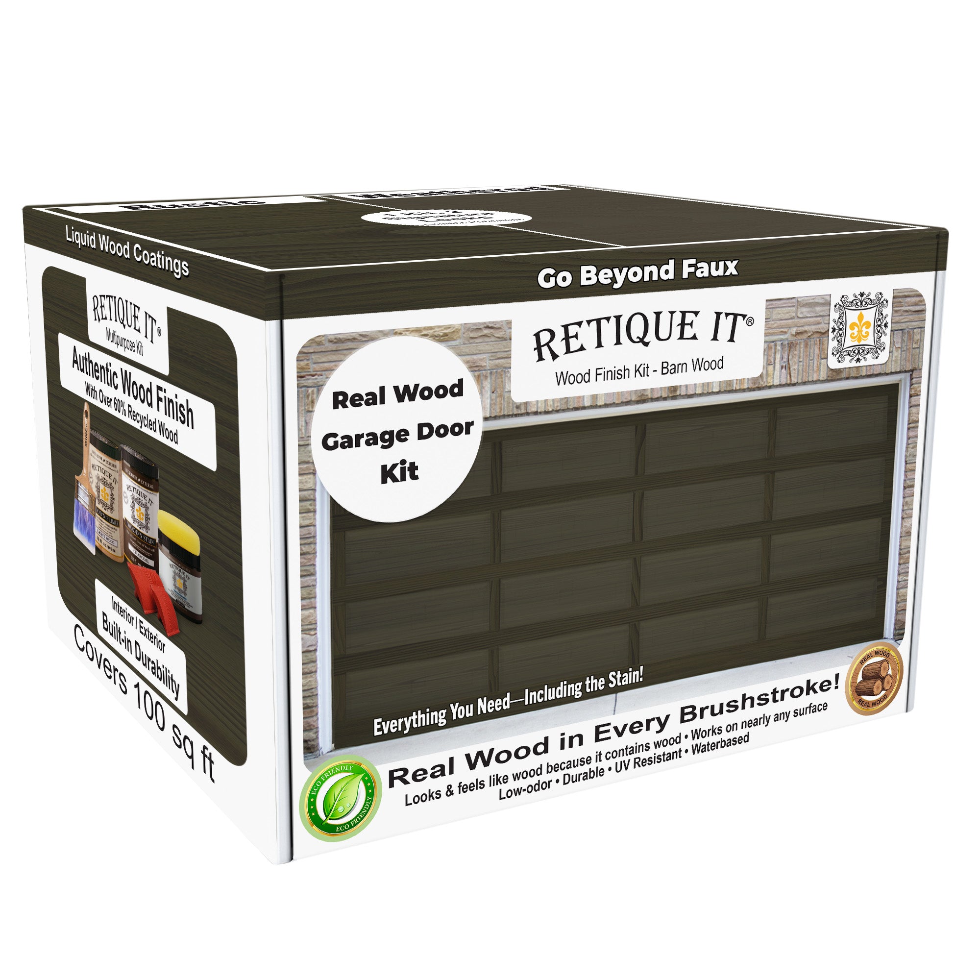 Wood'n Door Kit (Garage Door) - Charcoal | Retique It®