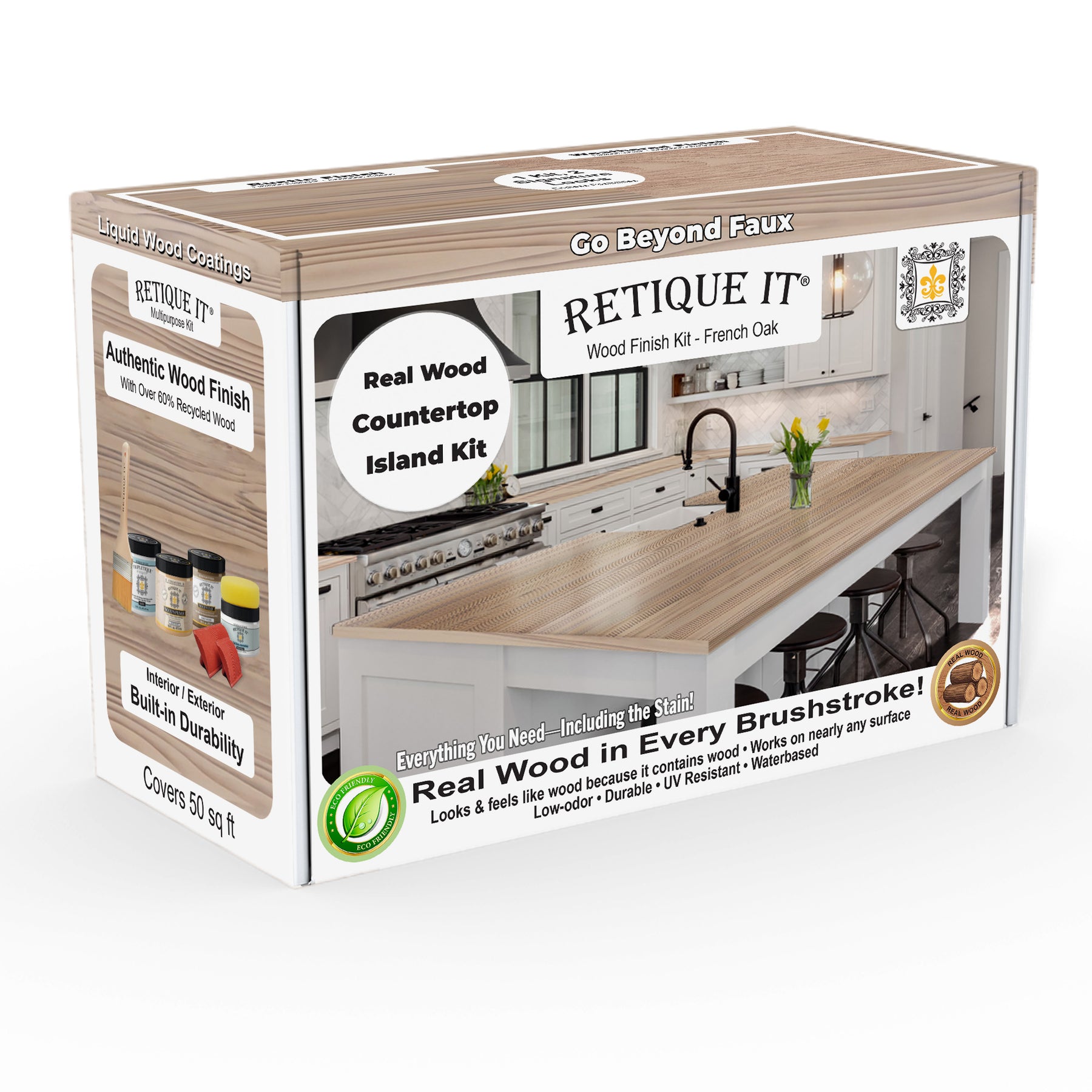 Countertop Kit - Kitchen Island - French Oak