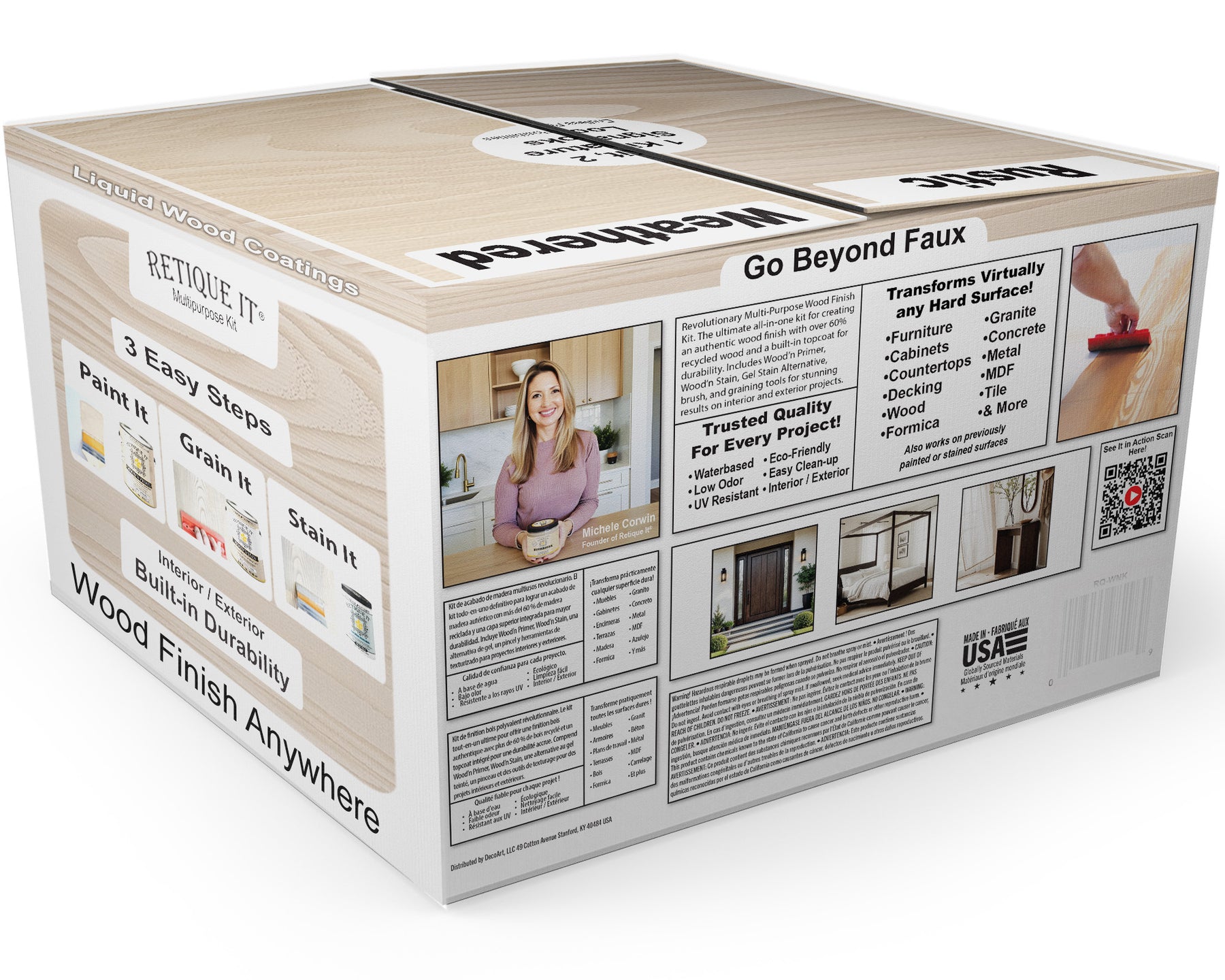 Multi-purpose Wood'n Kit (4x Lg) - Sun Bleached - Interior Top Coat