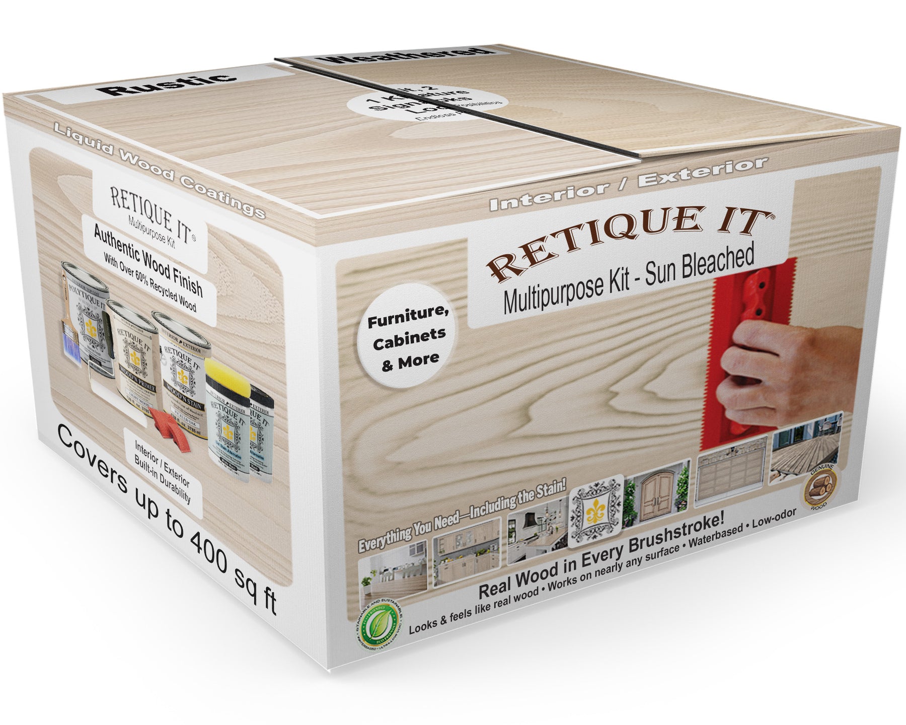 Multi-purpose Wood'n Kit (4x Lg) - Sun Bleached