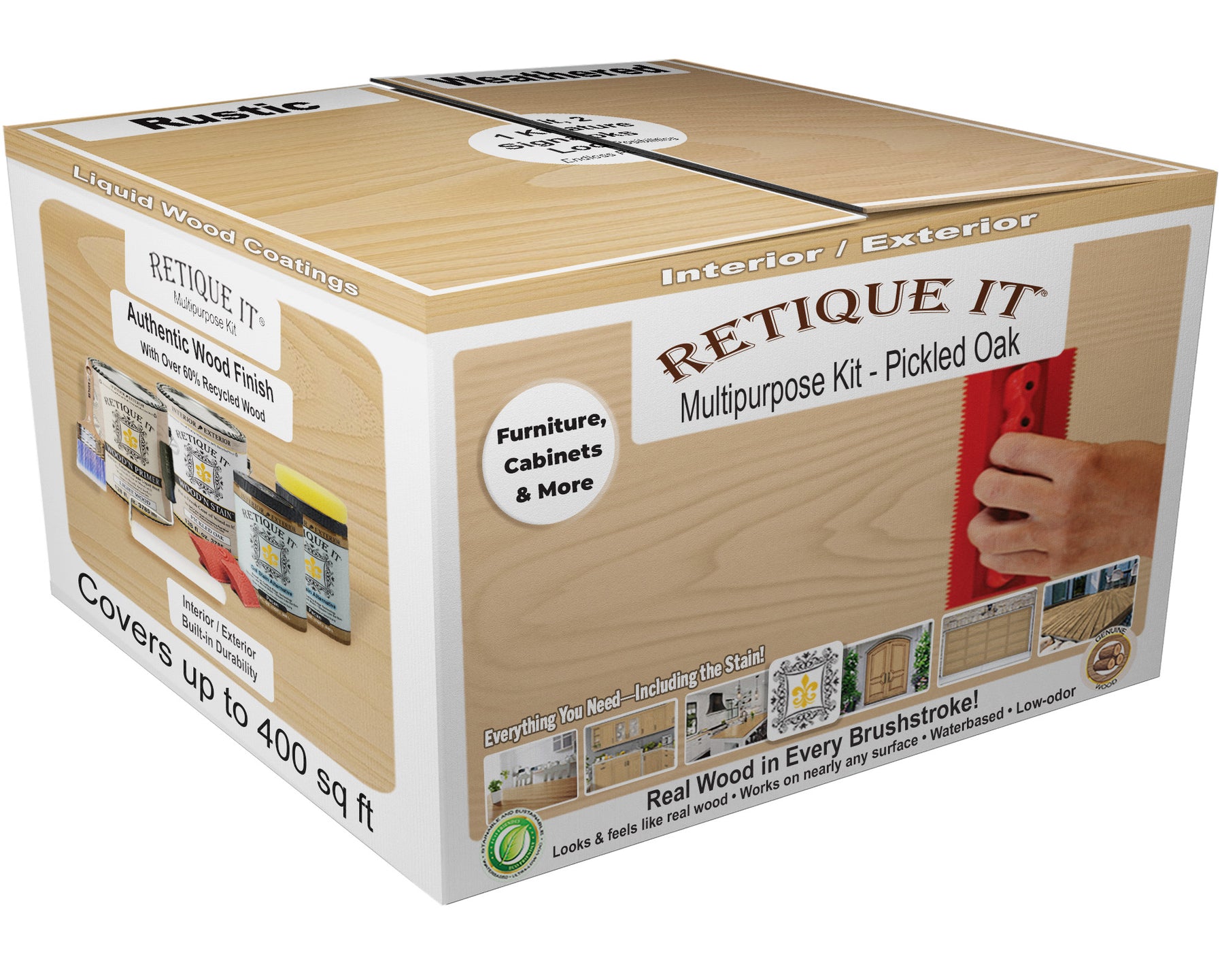 Multi-purpose Wood'n Kit (Large) - Pickled Oak