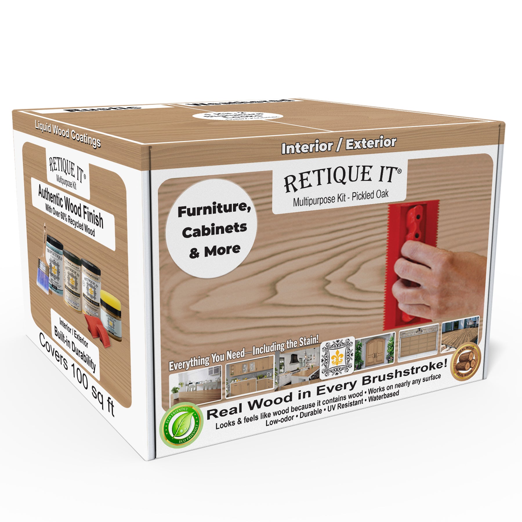 Multi-purpose Wood'n Kit (Large) - Pickled Oak - Interior Top Coat