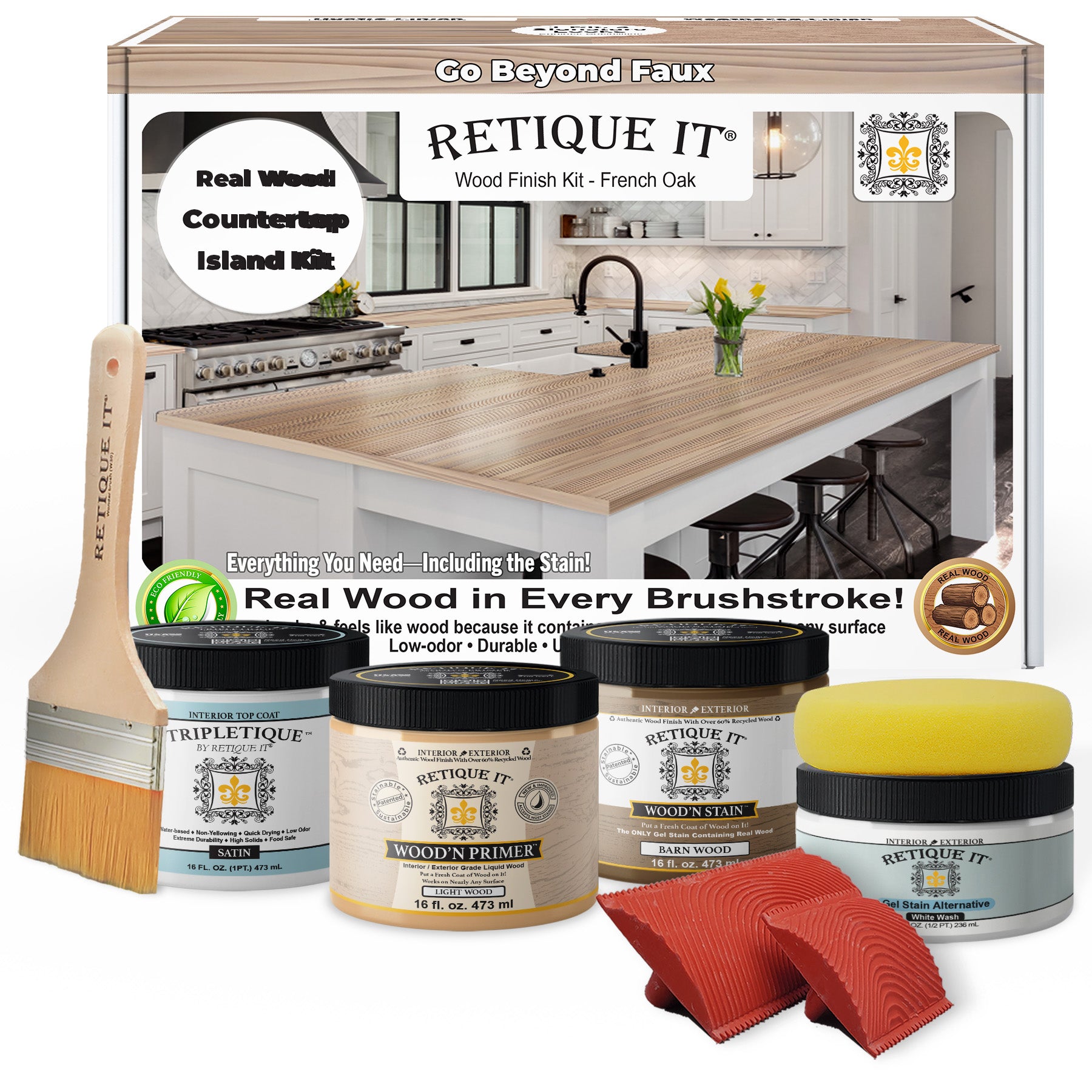 Countertop Kit - Kitchen Island - French Oak