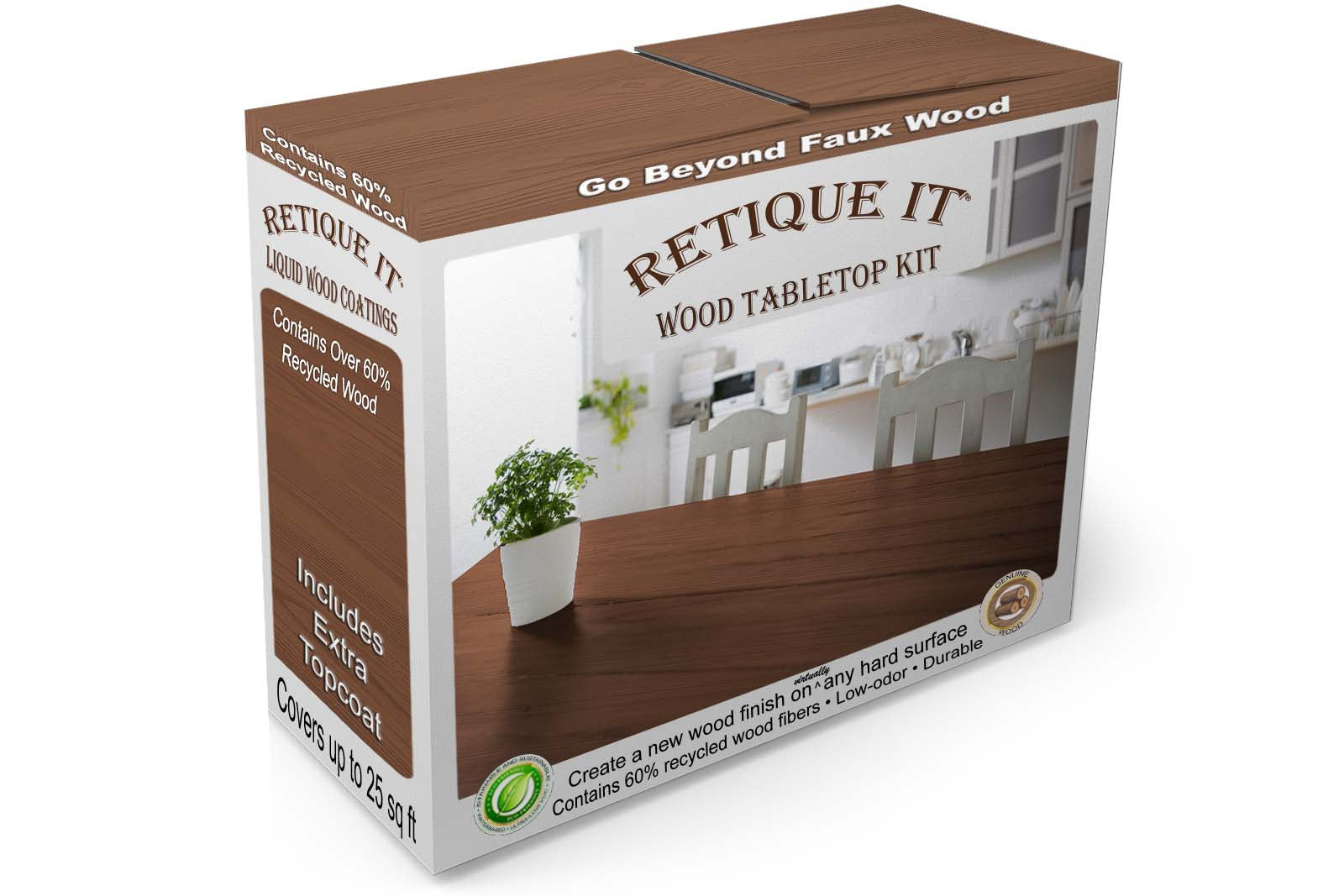 Wood'n Finish Tabletop Kit - Java | Retique It® Shop