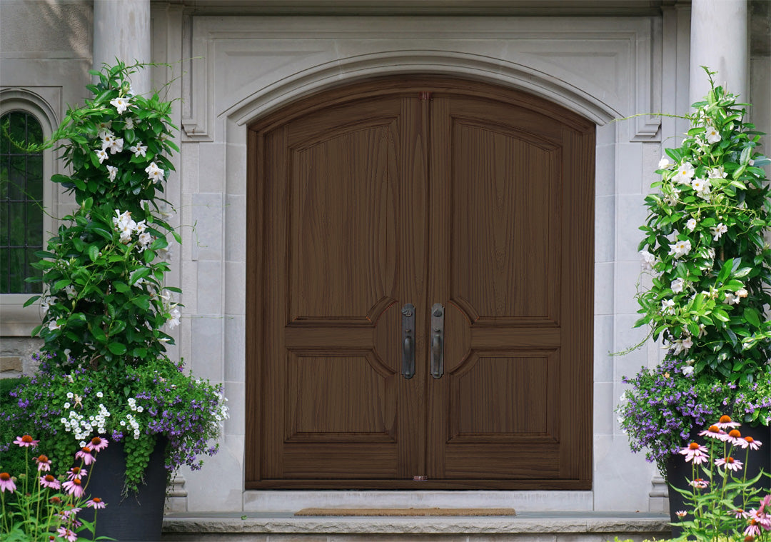 Wood'n Finish Front Door Kit (Double)) - Black Walnut