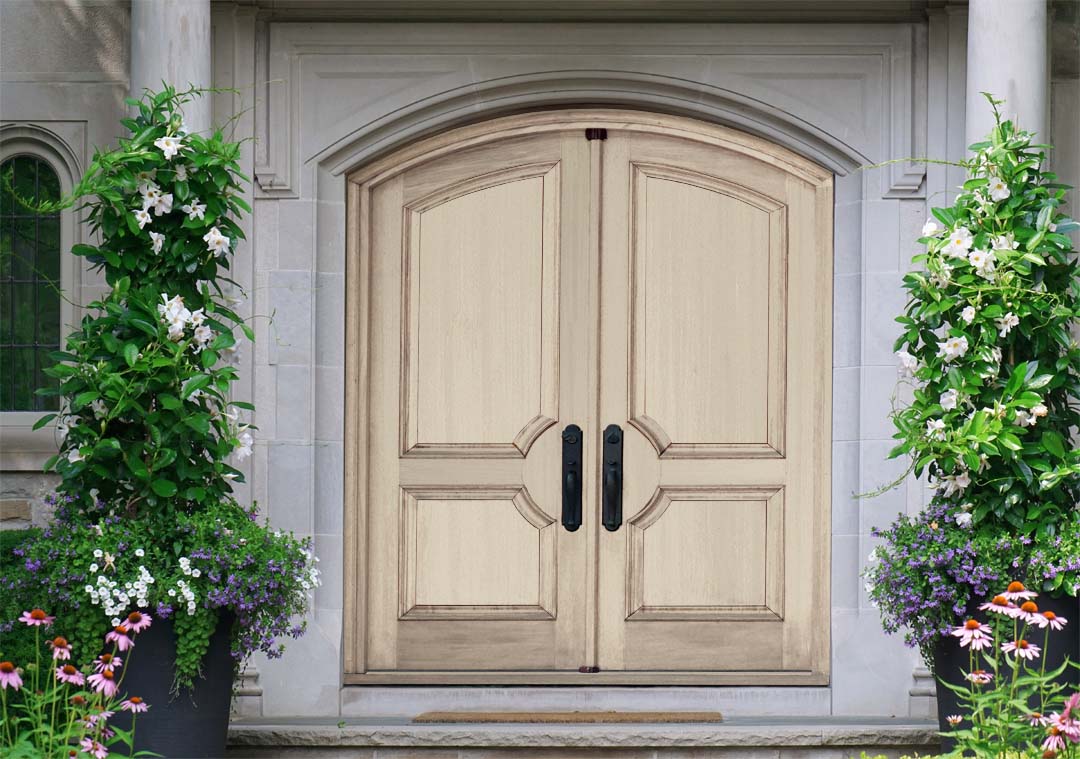 Wood'n Door Smooth Finish Kit (Double Door) - Drift Wood