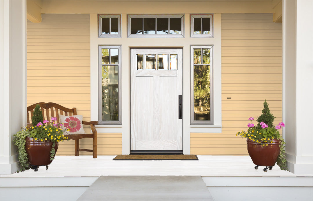 Wood'n Finish Front Door Kit - White Wash