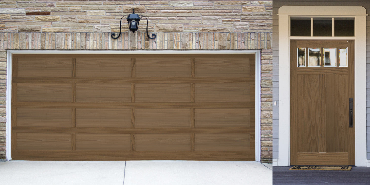 Wood'n Door Kit (Front & Garage Door) - Barn Wood