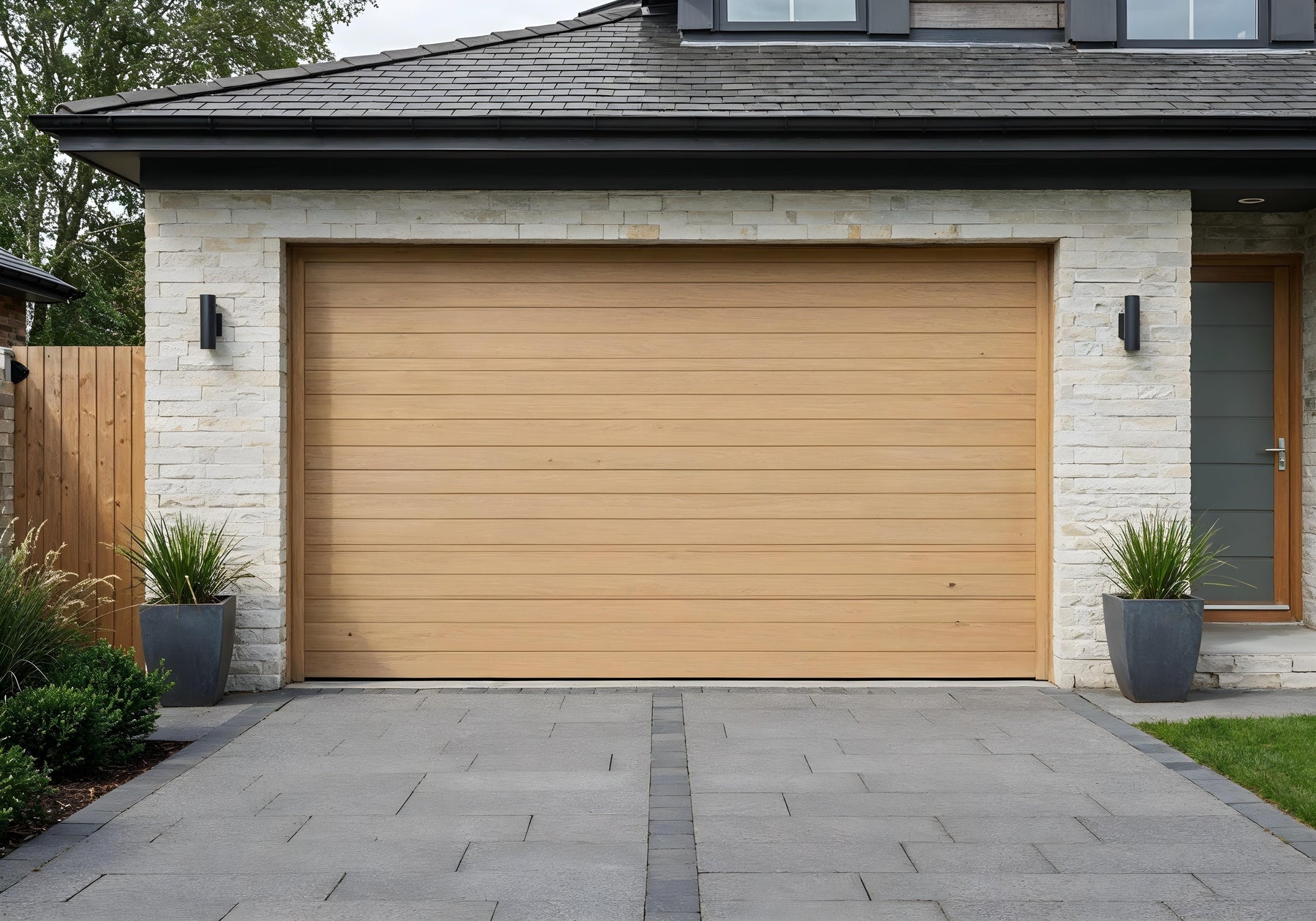 Wood'n Door Kit (Front & Garage Door) - White Oak