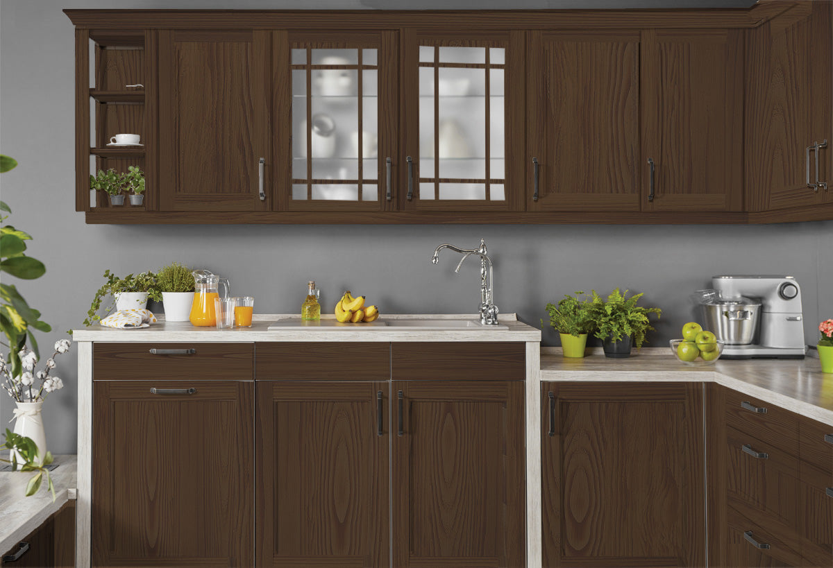 Wood'n Cabinet Kit (12 Door / Grained) - Black Walnut