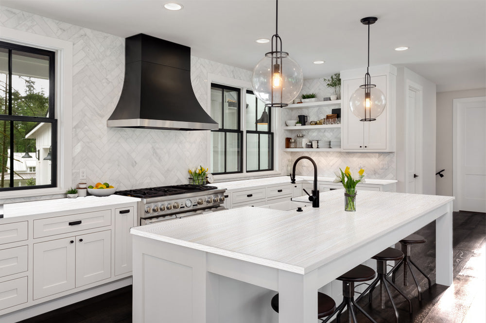 Countertop Kit - Kitchen Island - White Wash