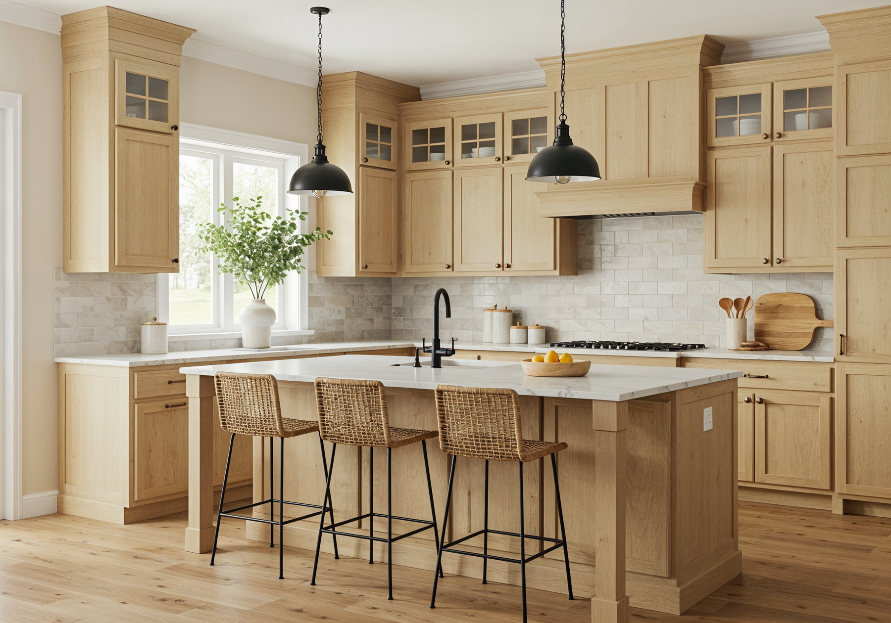 Wood'n Cabinet Kit (24 Door / Grained) - White Oak