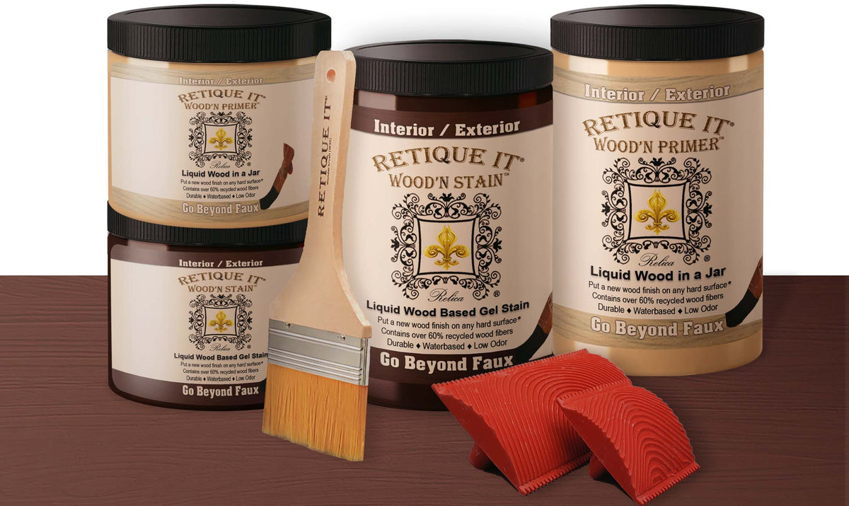 Wood'n Door Kit (Garage Door) - Red Mahogany - Retique It®