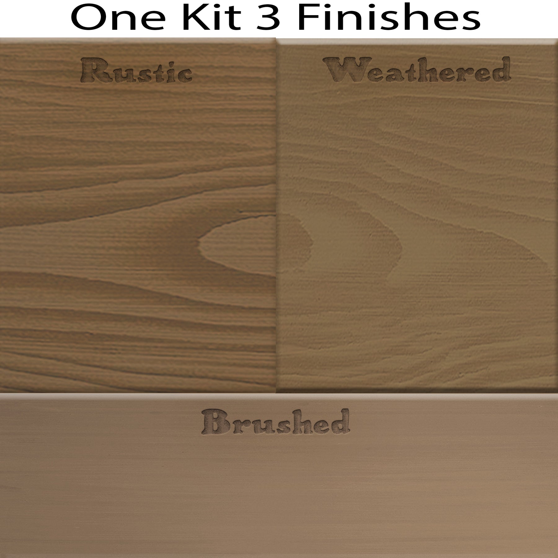 Tabletop Wood'n Finish Kit - Barn Wood