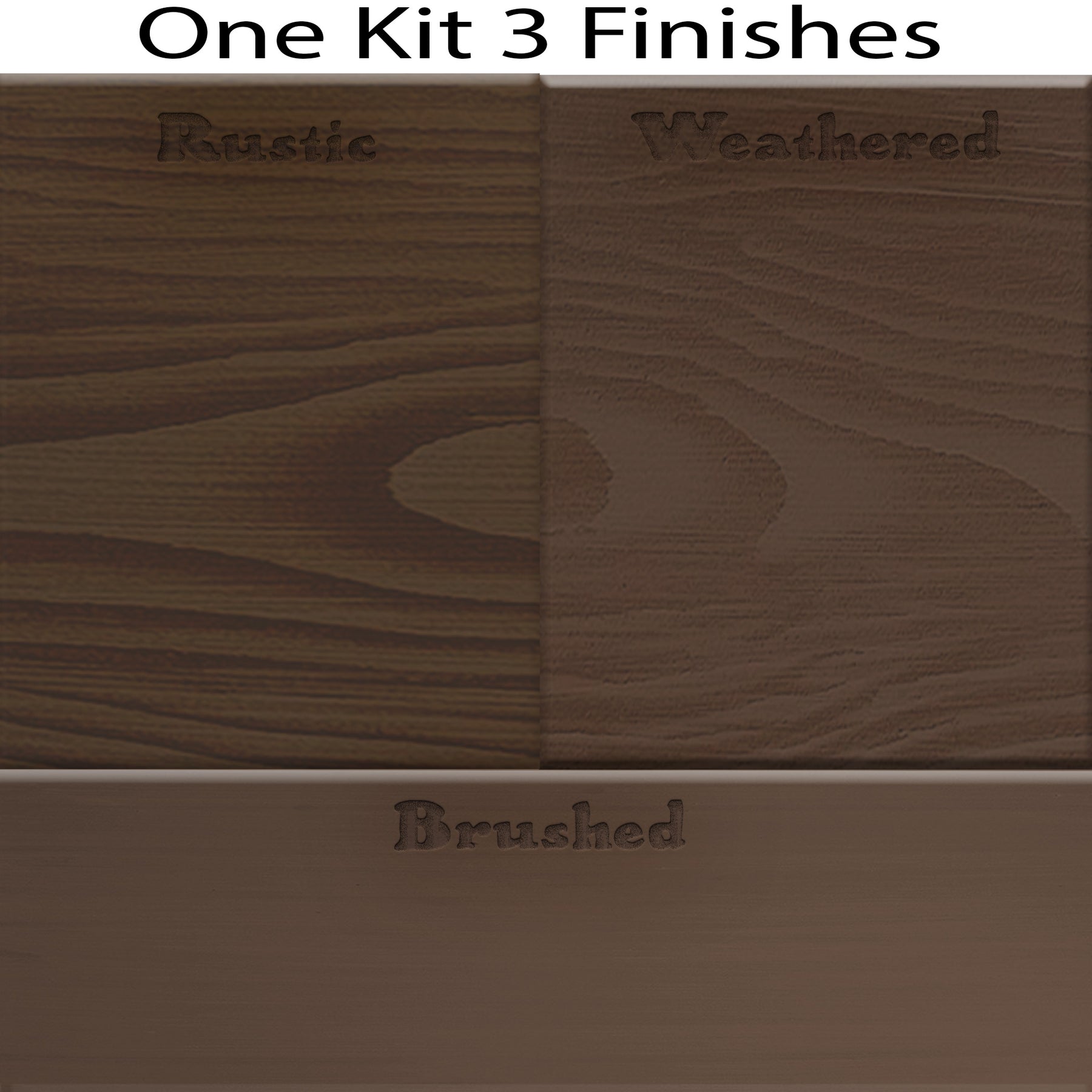 Wood'n Cabinet Kit (12 Door / Grained) - Black Walnut