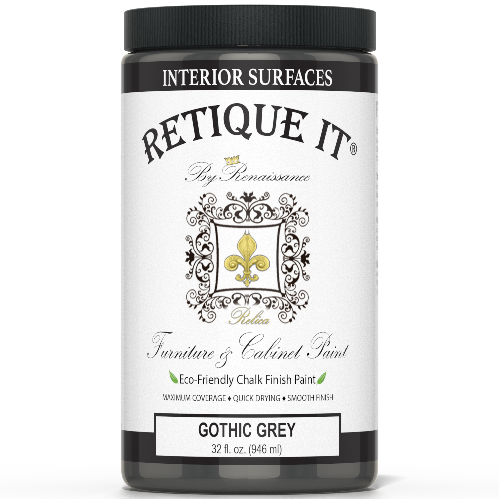 Renaissance Chalk Finish Paint - Gothic Grey | Retique It® Shop