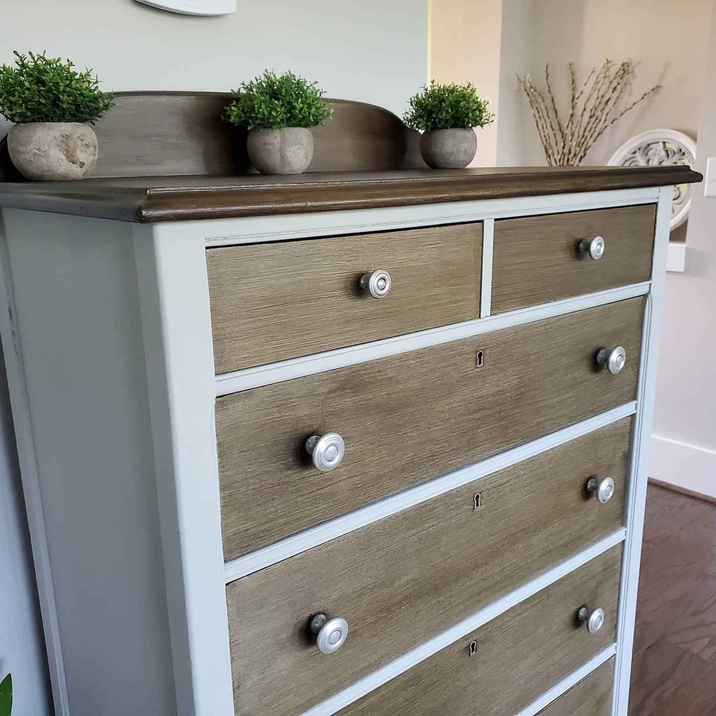Retique It AllInOne Heaven Dove Grey Dresser
