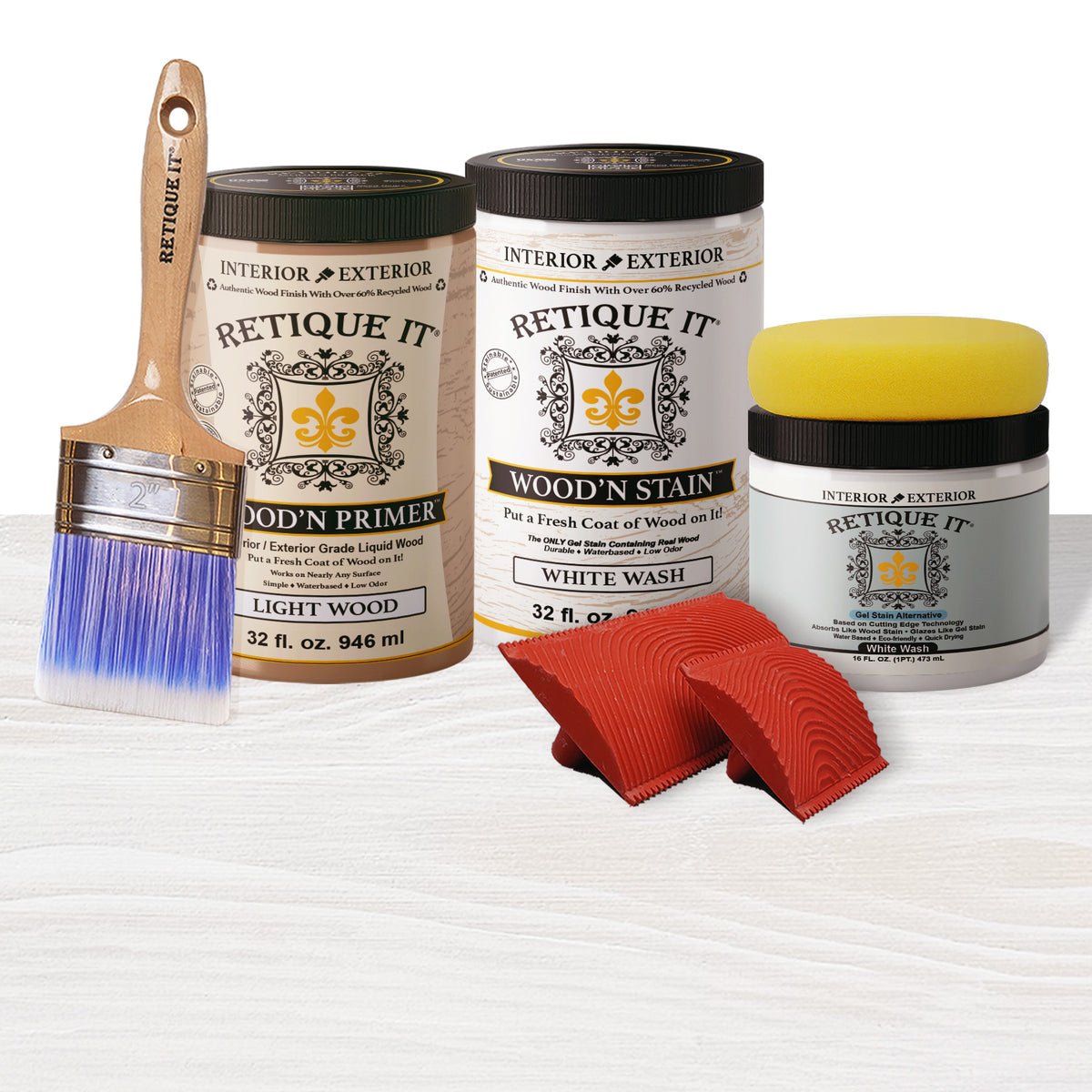 Multi-purpose Wood'n Kit (Large) - White Wash