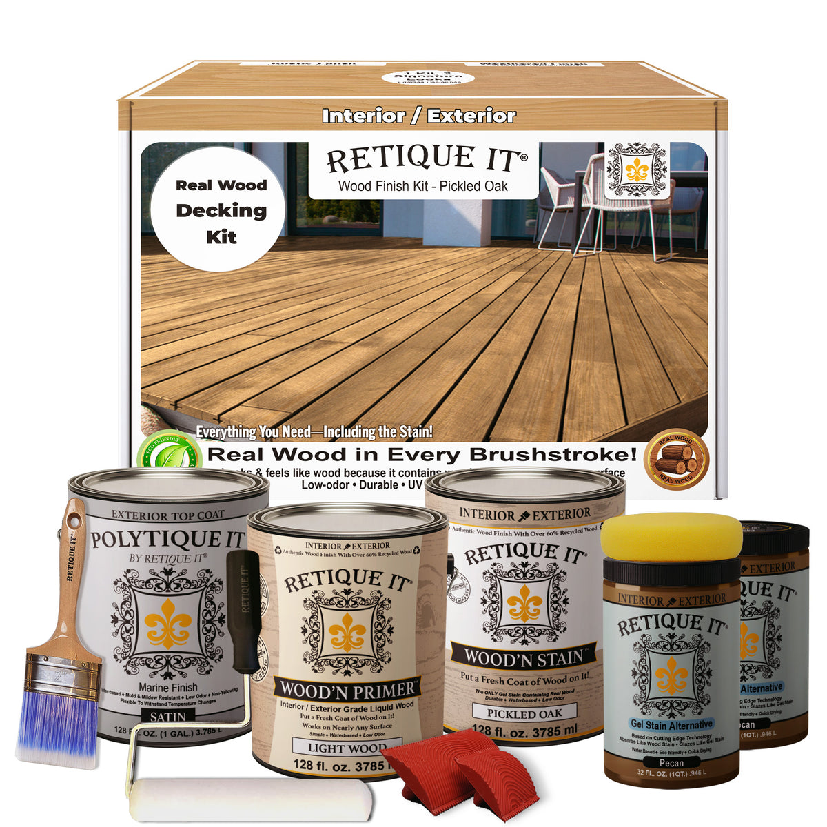 Decking Wood'n Kit - Pickled Oak