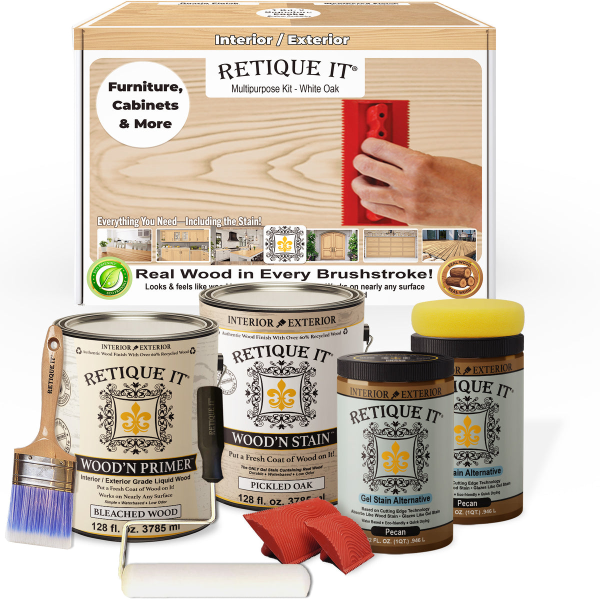 Multi-purpose Wood'n Kit (4x Lg) - White Oak