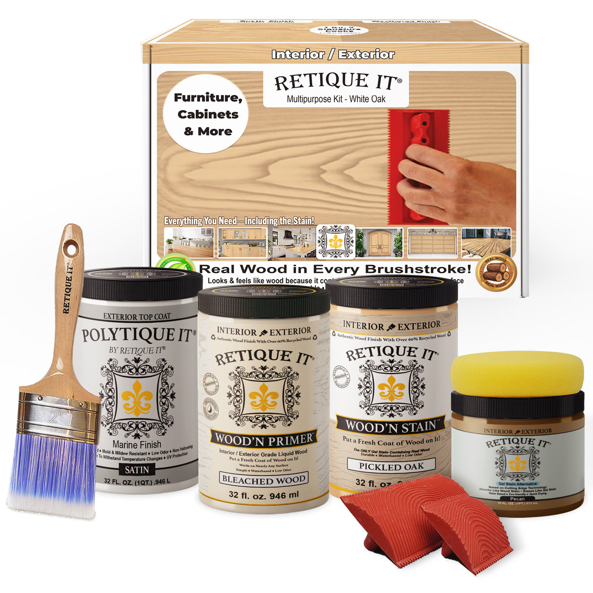Multi-purpose Wood'n Kit (Large) - White Oak - Exterior Top Coat