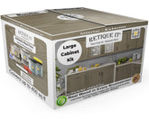 Wood'n Cabinet Kit (48 Door / Grained) - Weathered Wood