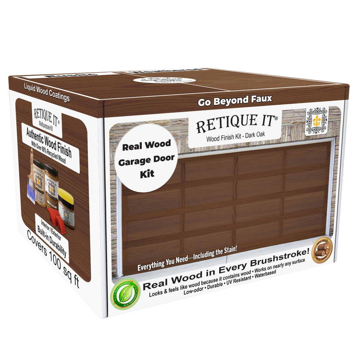 Wood'n Door Kit (Garage Door) - Dark Oak