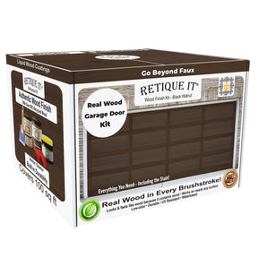 Wood'n Door Kit (Garage Door) - Black Walnut