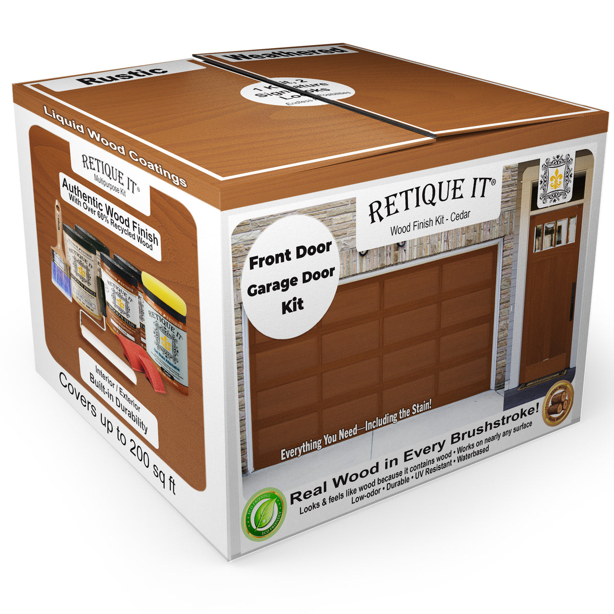 Wood'n Door Kit (Front & Garage Door) - Cedar