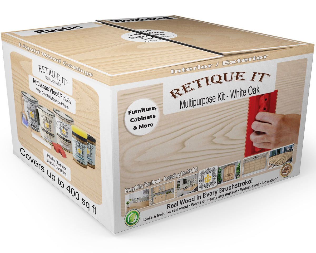 Multi-purpose Wood'n Kit (4x Lg) - White Oak - Exterior Top Coat