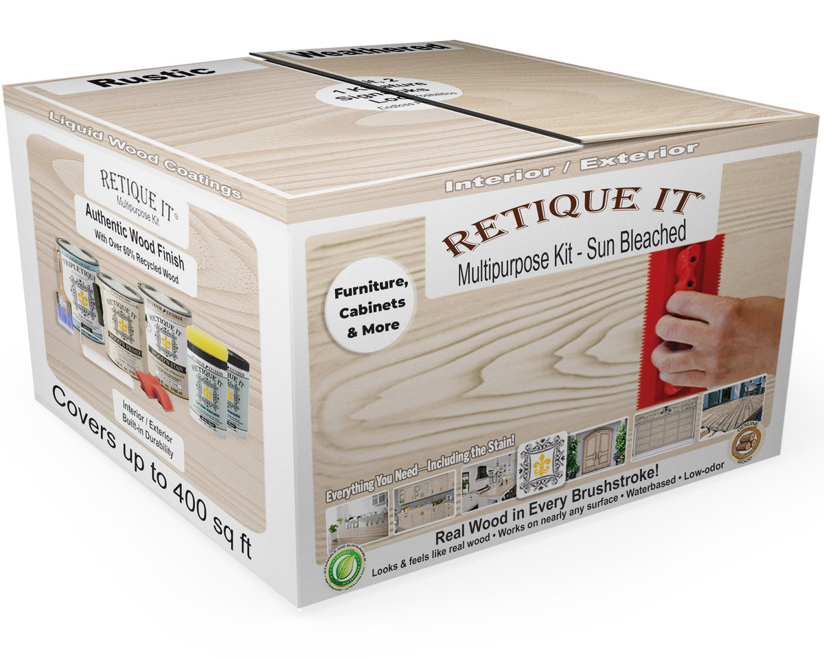 Multi-purpose Wood'n Kit (4x Lg) - Sun Bleached - Interior Top Coat