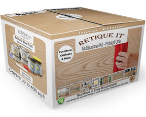 Multi-purpose Wood'n Kit (4x Lg) - Pickled Oak