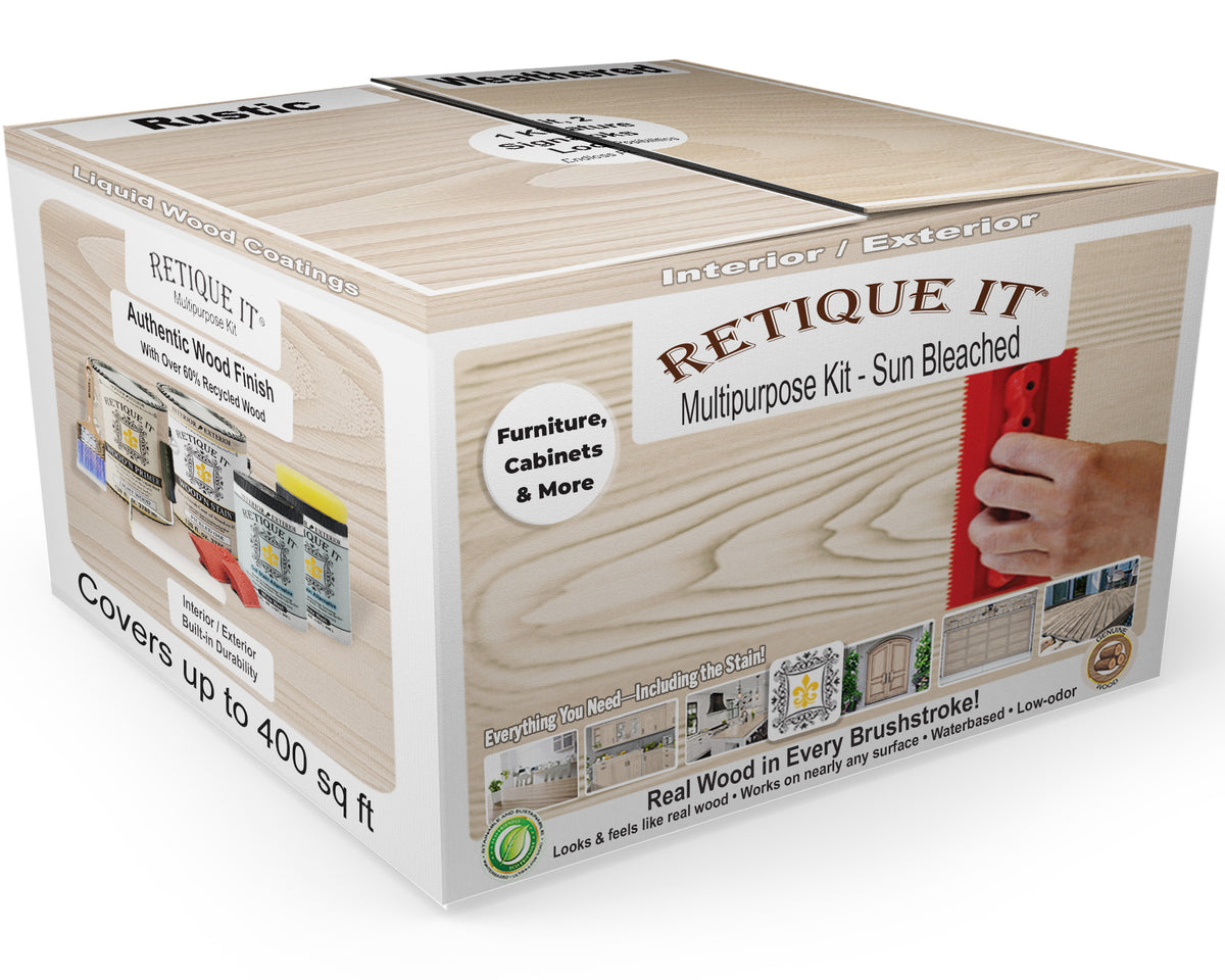 Multi-purpose Wood'n Kit (4x Lg) - Sun Bleached - Exterior Top Coat