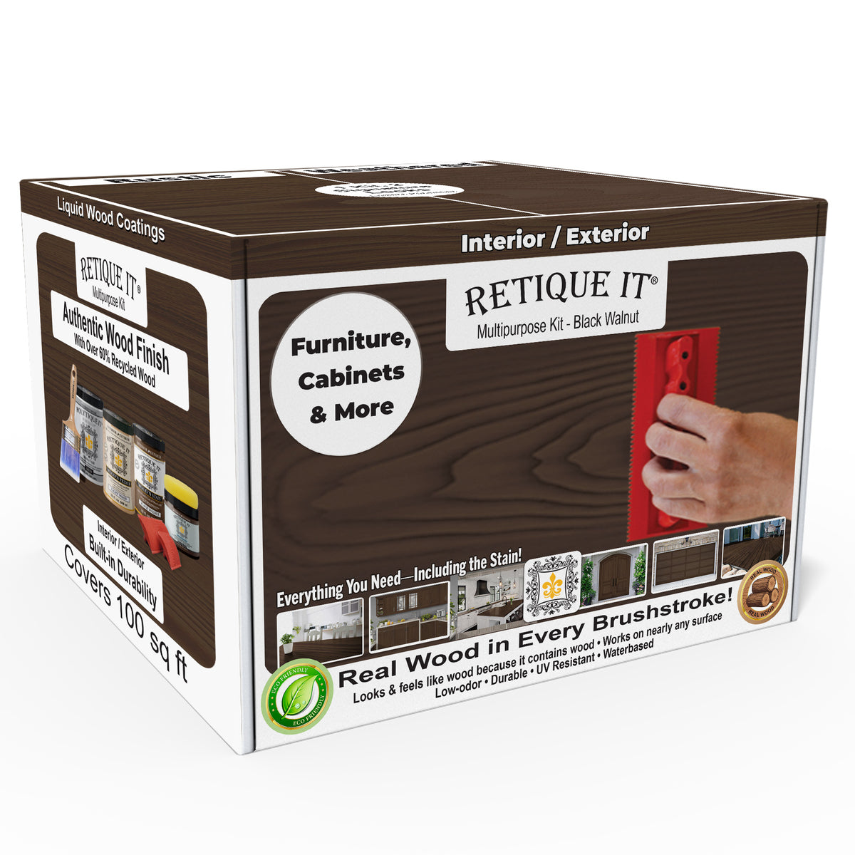 Multi-purpose Wood'n Kit (Large) - Black Walnut - Exterior Top Coat