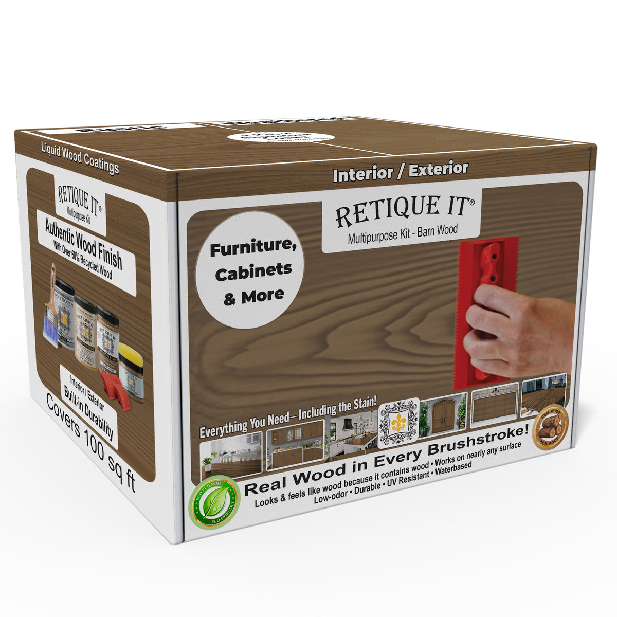 Multi-purpose Wood'n Kit (Large) - Barn Wood - Exterior Top Coat