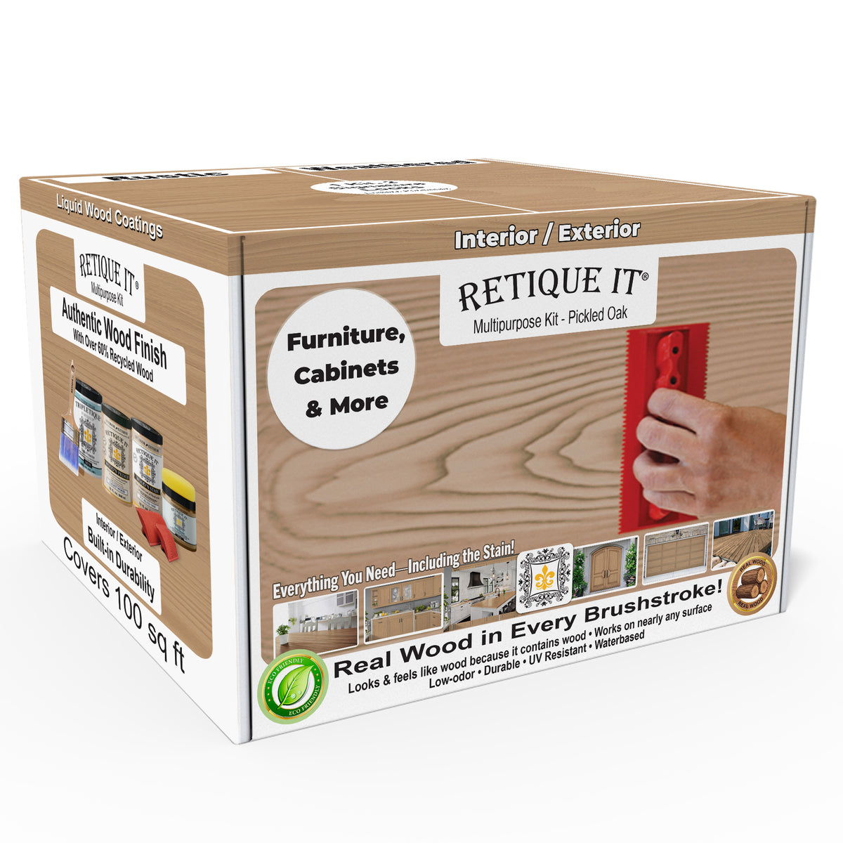 Multi-purpose Wood'n Kit (Large) - Pickled Oak - Interior Top Coat
