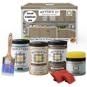 Wood'n Cabinet Kit (12 Door / Grained) - Drift Wood