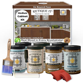 Wood'n Cabinet Kit (24 Door / Grained) - Dark Oak