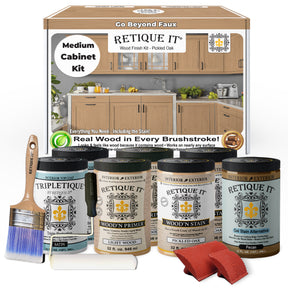 Wood'n Cabinet Kit (24 Door / Grained) - Pickled Oak