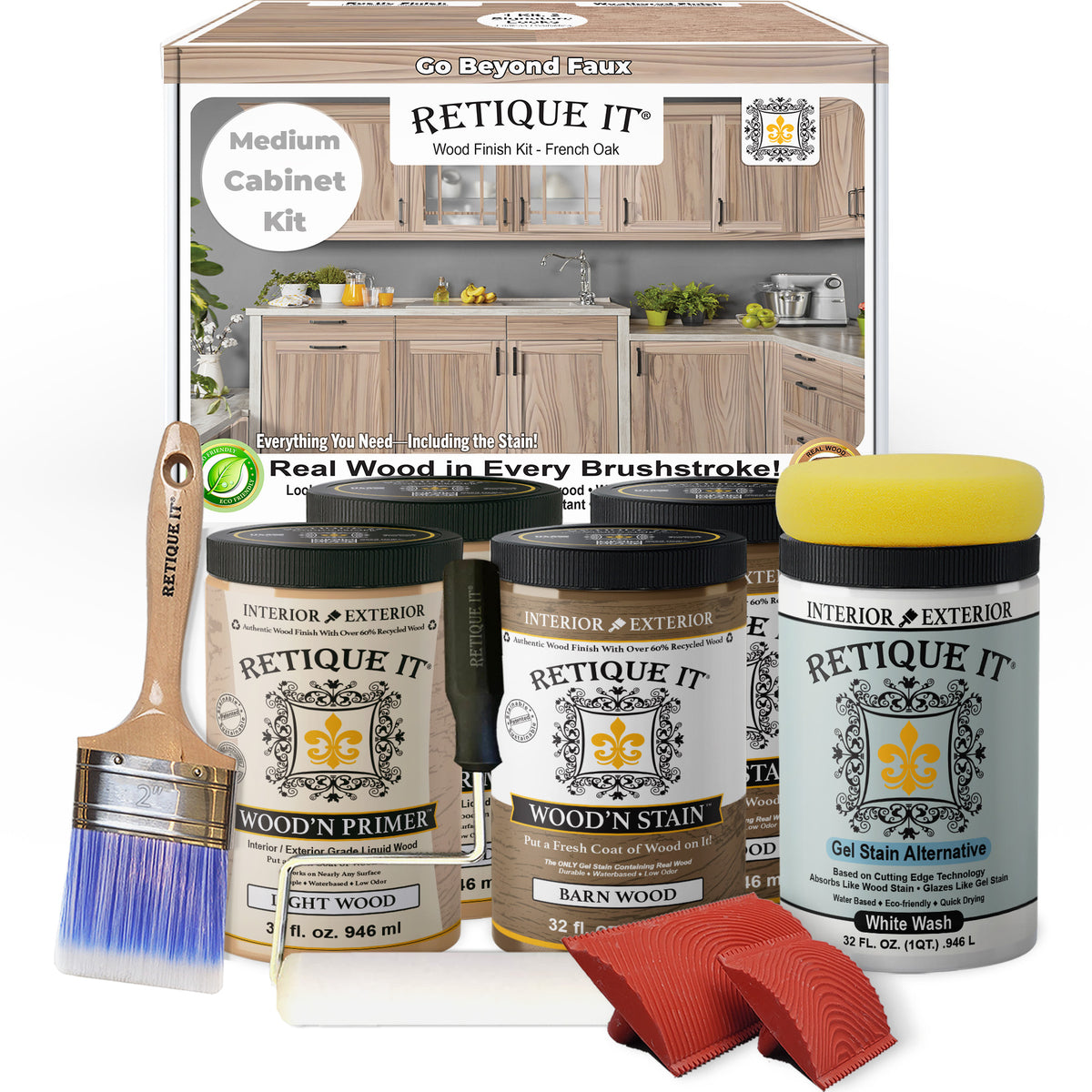 Wood'n Cabinet Kit (24 Door / Grained) - French Oak