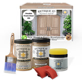 Wood'n Finish Front Door Kit (Double) - French Oak