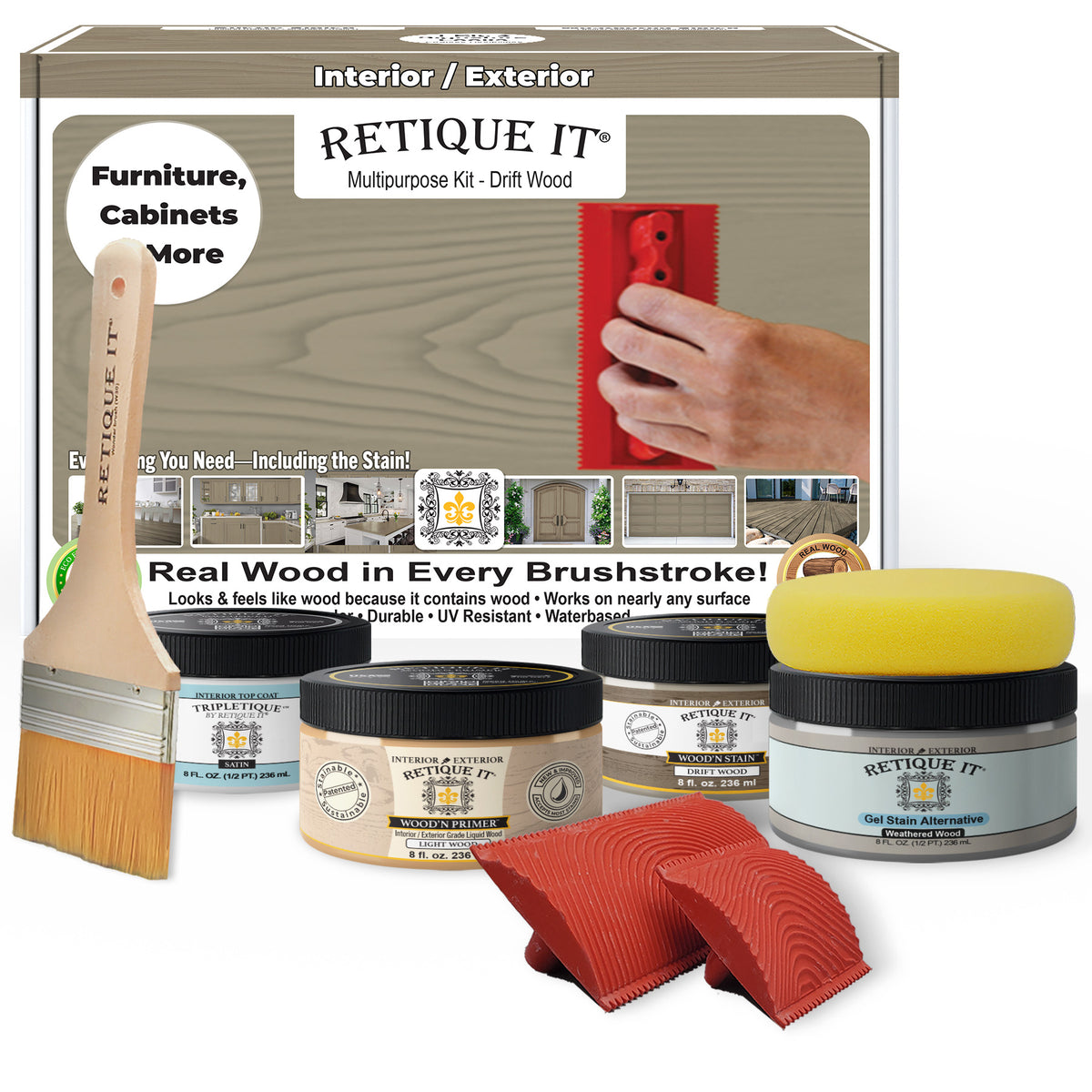 Multi-purpose Wood'n Kit - Drift Wood - Interior Top Coat