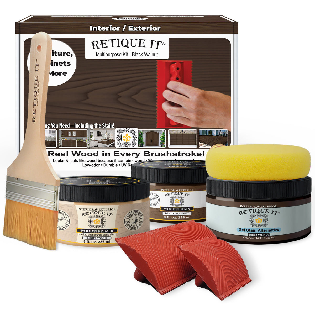 Multi-purpose Wood'n Kit - Black Walnut - Interior Top Coat