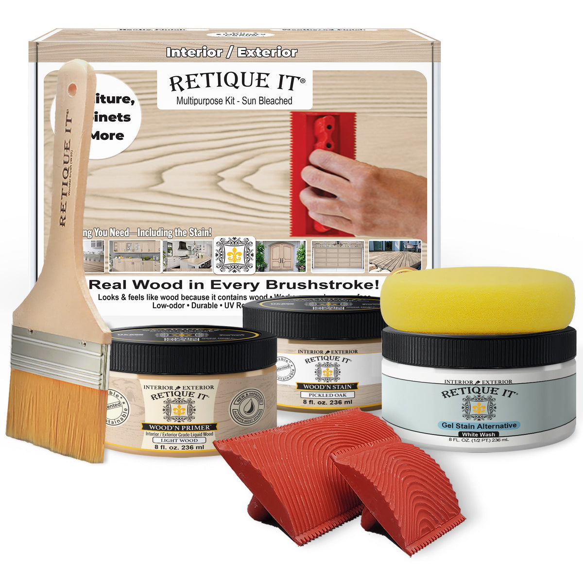 Multi-purpose Wood'n Kit - Sun Bleached - Exterior Top Coat