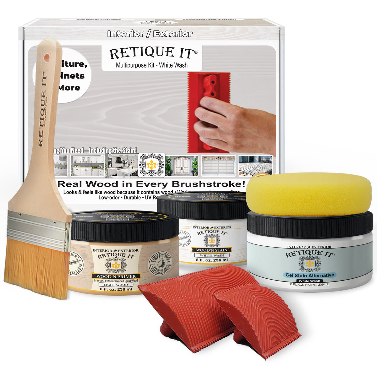 Multi-purpose Wood'n Kit - White Wash