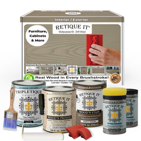 Wood'n Cabinet Kit (48 Door / Grained) - Drift Wood